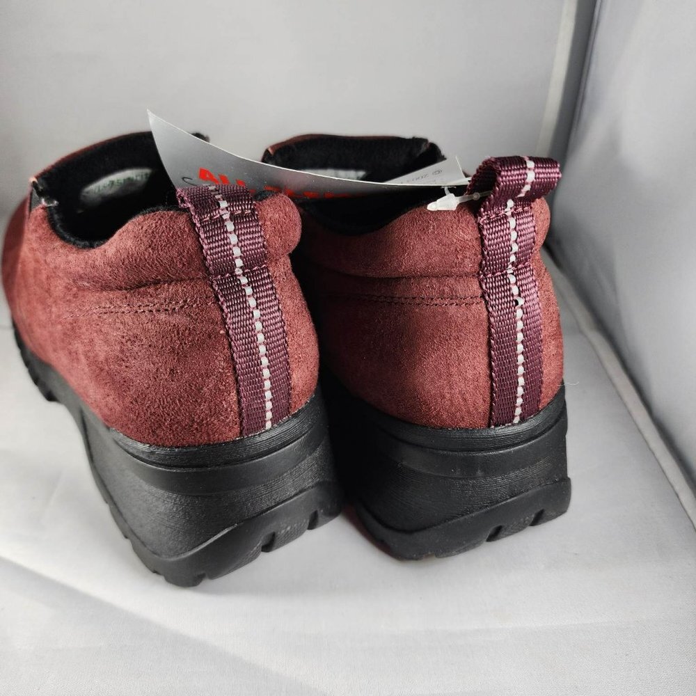 NWT Easyspirit Slip on shoes Dark Suede Wine - Picture 3 of 11